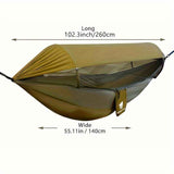 Double Person Camping Hammock with Mosquito Net