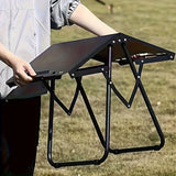 folding camping table, camping furniture, outdoor table, portable table, camping gear, Australian outdoors, picnic table, beach table, compact table, sturdy table-black