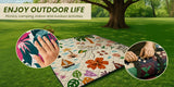 Outdoor Camping Quilted Picnic Mat – Three-Layer Design, Portable & Stylish