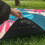 Outdoor Camping Quilted Picnic Mat – Three-Layer Design, Portable & Stylish