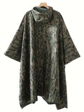Camouflage 迷彩 Camouflage rain poncho, waterproof poncho Australia, outdoor rain gear, camping poncho, hiking poncho, bushwalking poncho, hunting poncho, emergency poncho