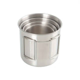 SUS304, outdoor cup set, camping cups, stainless steel cups, outdoor drinking vessels, mesh storage bag, Australian camping gear, family camping cups, stainless steel tumblers, picnic cups