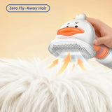 pet dematting comb, cat and dog grooming brush, pet hair remover, dog shedding tool, cat fur detangler, pet grooming kit, Australian pet supplies, dog brush for long hair, cat brush for short hair, pet hair collection comb - White - Size SET
