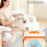pet dematting comb, cat and dog grooming brush, pet hair remover, dog shedding tool, cat fur detangler, pet grooming kit, Australian pet supplies, dog brush for long hair, cat brush for short hair, pet hair collection comb - White - Size SET