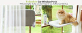 window-mounted cat hammock, cat window perch, cat hammock with suction cups, cat furniture Australia, foldable cat lounger, cat window bed, cat sunbathing hammock, cat window shelfx