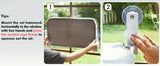 window-mounted cat hammock, cat window perch, cat hammock with suction cups, cat furniture Australia, foldable cat lounger, cat window bed, cat sunbathing hammock, cat window shelfx
