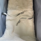 Gray Purple grey pet carrier bag, cat carrier, dog carrier, small pet travel bag, pet transportation, durable pet bag, comfortable pet carrier, airline approved pet carrier, Australian pet carrier
