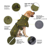 Dog Coat Warm-Lined Waterproof Medium-Large Dog Reflective Dog Coat Winter Dog - Black - Size S-11-15kg In Australia - Darrahopens