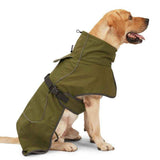 Dog Coat Warm-Lined Waterproof Medium-Large Dog Reflective Dog Coat Winter Dog - Black - Size XXL-33-40kg In Australia - Darrahopens