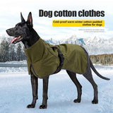 Dog Coat Warm-Lined Waterproof Medium-Large Dog Reflective Dog Coat Winter Dog - Dark Green - Size XL-26-33kg In Australia - Darrahopens