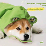 Dog Raincoat Shiba Inu Raincoat Corgi Raincoat Frog-Themed Dog Clothing - Green - Size XS-4-7.5kg In Australia - Darrahopens