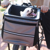 bicycle dog carrier, front mounted dog carrier, dog bike transport, pet cycling accessory, dog bike basket, Australian dog bike carrier, small dog carrier for bicycle