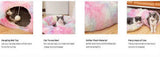 cat bed, fluffy cat bed, cat hide - away bed, multi - cat bed, pet furniture