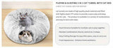 cat bed, fluffy cat bed, cat hide - away bed, multi - cat bed, pet furniture