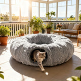 cat bed, fluffy cat bed, cat hide - away bed, multi - cat bed, pet furniture