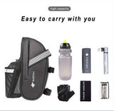 Bicycle Tail Bag with Quick Access Kettle Pocket & Reflective Safety Light