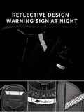 Bicycle Tail Bag with Quick Access Kettle Pocket & Reflective Safety Light