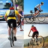Bicycle Tail Bag with Quick Access Kettle Pocket & Reflective Safety Light