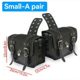 motorcycle side bags, water bottle bag, PU leather, combination lock, motorcycle accessories, durable side bags, secure storage, Australian market