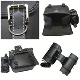 motorcycle side bags, water bottle bag, PU leather, combination lock, motorcycle accessories, durable side bags, secure storage, Australian market