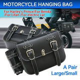 motorcycle side bags, water bottle bag, PU leather, combination lock, motorcycle accessories, durable side bags, secure storage, Australian market