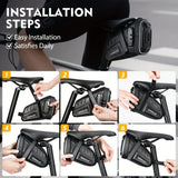 Bicycle Saddle Bag – Large Capacity Water-Resistant Storage for Cycling Essentials