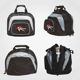 Black White motorcycle shoulder bag, Pro Biker bag, biking accessory, high-quality bag, durable bag, biker essentials, Australia biker gear, motorcycle storage bag