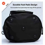 Black White motorcycle shoulder bag, Pro Biker bag, biking accessory, high-quality bag, durable bag, biker essentials, Australia biker gear, motorcycle storage bag