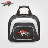 Black White motorcycle shoulder bag, Pro Biker bag, biking accessory, high-quality bag, durable bag, biker essentials, Australia biker gear, motorcycle storage bag
