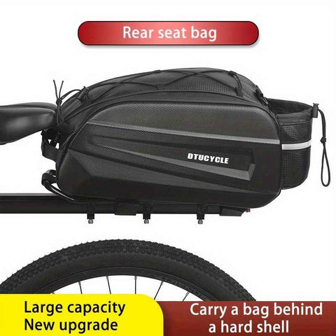 bicycle saddle bag, cycling accessories, large capacity saddle bag, weather-resistant bike bag, Australian cycling gear, bike storage solution, cycling essentials pouch