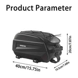 bicycle saddle bag, cycling accessories, large capacity saddle bag, weather-resistant bike bag, Australian cycling gear, bike storage solution, cycling essentials pouch