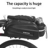 bicycle saddle bag, cycling accessories, large capacity saddle bag, weather-resistant bike bag, Australian cycling gear, bike storage solution, cycling essentials pouch