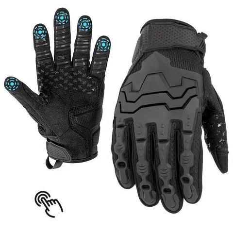 Men'S Full-Finger Gloves Tactical Gloves Touchscreen Gloves MTB Gloves Hiking - Black - Size L In Australia - Darrahopens