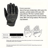 Men'S Full-Finger Gloves Tactical Gloves Touchscreen Gloves MTB Gloves Hiking - Brown - Size L