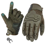 Men'S Full-Finger Gloves Tactical Gloves Touchscreen Gloves MTB Gloves Hiking - Green - Size M In Australia - Darrahopens