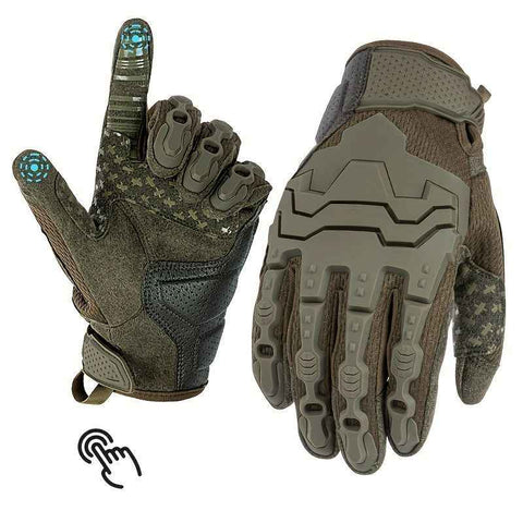 Men'S Full-Finger Gloves Tactical Gloves Touchscreen Gloves MTB Gloves Hiking - Green - Size XL In Australia - Darrahopens