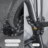 West Biking, folding bike lock, bike security, combination lock, cycling accessories, Australian cyclists, portable lock, bike lock Australia