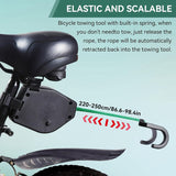 bicycle towing hook, cycling trailer hook, bike tow line, training towing accessory, heavy duty bike hook, Australian cycling gear, eco-friendly bike accessory