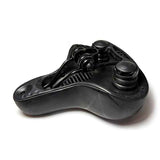 bicycle saddle, comfortable bicycle saddle, high-quality bike parts, granular surface saddle, hollow-out design saddle, high elasticity support saddle