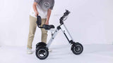 Foldable Electric Tricycle Lightweight Electric Scooter Home Electric Mobility - Silver - Size 36V8A250W