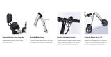 Foldable Electric Tricycle Lightweight Electric Scooter Home Electric Mobility - Silver - Size 36V8A250W
