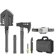 multifunctional entrenching shovel, axe set, outdoor camping, folding shovel, vehicle mounted tool, emergency kit, Australian outback, hiking tool, digging axe, bushcraft gear - Black - Size 5SD14-26JD In Australia - Darrahopens