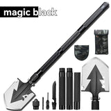 multifunctional military shovel, outdoor folding shovel, survival gear, heavy-duty spade, camping tool, hiking shovel, Australian outdoor gear, detachable shovel, emergency tool - Gray - Size 96CM In Australia - Darrahopens