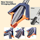 Black self-wringing sponge mop, Australian household mop, floor cleaning tool, comfortable mop, durable sponge mop, spill cleaning, timber floor mop
