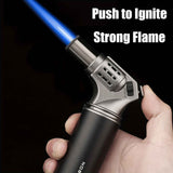 Jet Flame Torch Lighter, Wind-resistant Lighter, Refillable Butane Lighter, Electrician Soldering Tool, DIY Heat Tool, Campfire Lighter, 2‑Pack Lighter