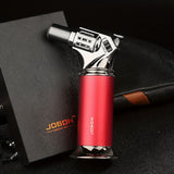 Red Jet Flame Torch Lighter, Wind-resistant Lighter, Refillable Butane Lighter, Electrician Soldering Tool, DIY Heat Tool, Campfire Lighter, 2‑Pack Lighter