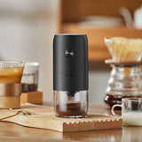 electric coffee grinder, Cliton coffee grinder, ceramic conical burr, portable coffee grinder, rechargeable coffee grinder, espresso coffee grinder, pour-over coffee grinder, Australia coffee grinder - White - Size set In Australia - Darrahopens