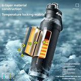 Black insulated water bottle, sports bottle 1000ml, 316 stainless steel bottle, one-click water bottle, gym water bottle Australia, BPA-free bottle, vacuum insulated, leak-proof water bottle