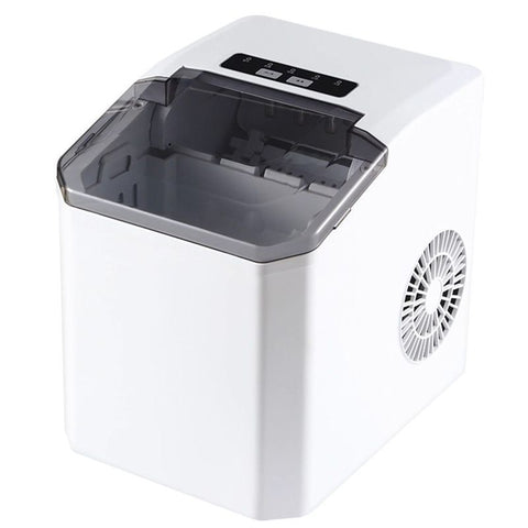 mini ice maker, household ice maker, portable ice maker, desktop ice maker, automatic ice maker, smart ice maker, bullet ice maker, dormitory ice maker, Australia, summer, small appliance, countertop ice machine - White - Size Australian Standard