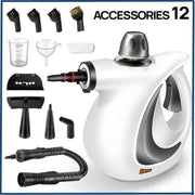 multifunctional steam cleaner, high-pressure steam cleaner, home cleaning Australia, air conditioner cleaner, kitchen range hood cleaner, chemical-free cleaning, steam sanitizer - White - Size A12-piece set In Australia - Darrahopens